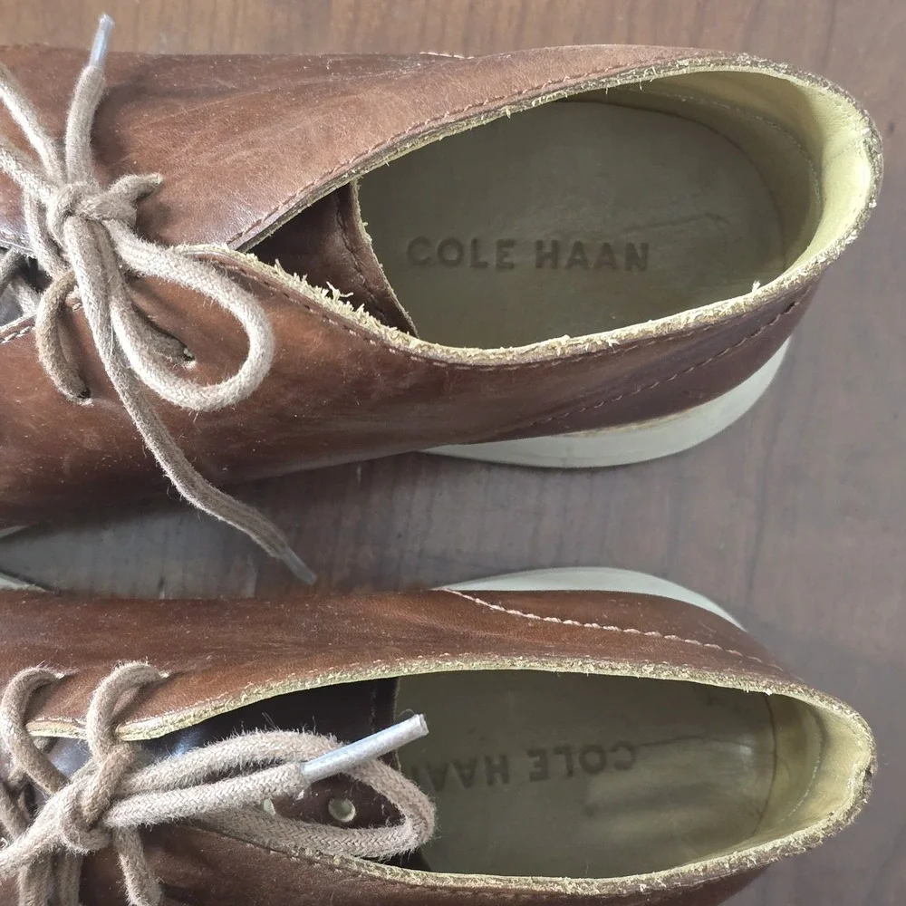 Cole Haan Grandoriginal Chukka Boot Waterproof Leather Men's 8M Minimalist Y2K‎